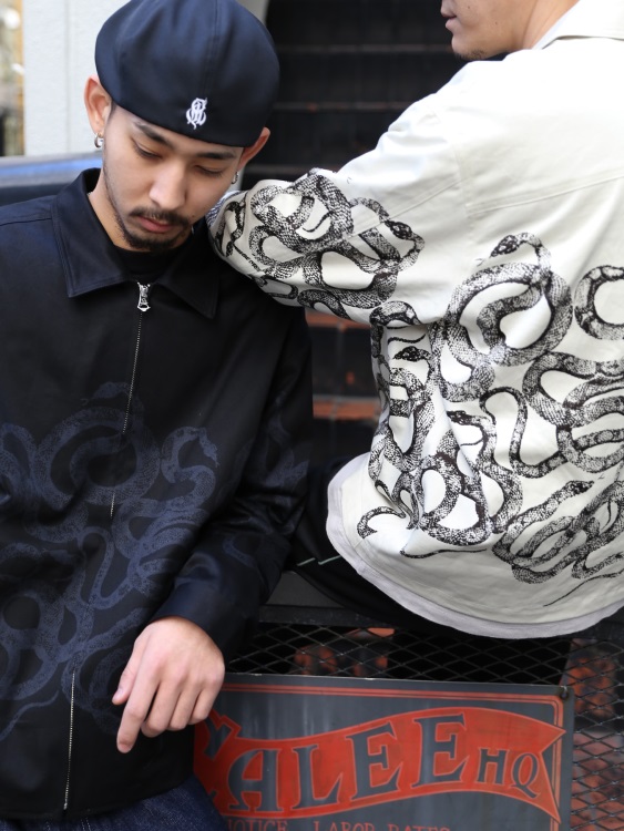 CALEE 「WEST POINT SWING TOP ＜SNAKE PATTERN＞」 スウィングトップ