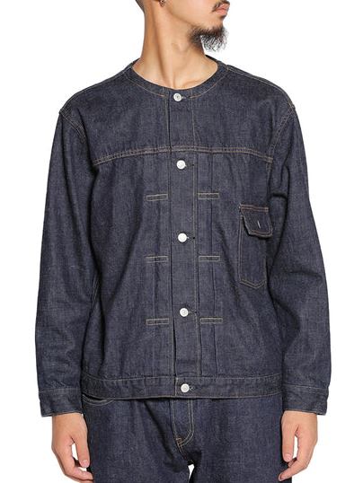 CALEE 「1ST TYPE NO COLLAR JACKET ＜OW＞」 1stタイプ ノーカラー
