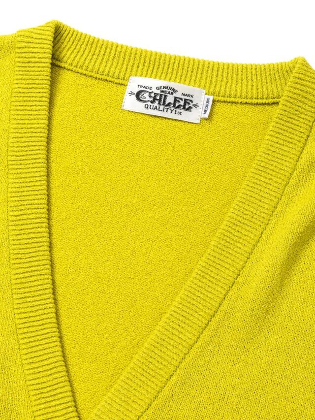 CALEE × EYYA 「BOUCLE KNIT CARDIGAN」 ニットカーディガン MASH UP