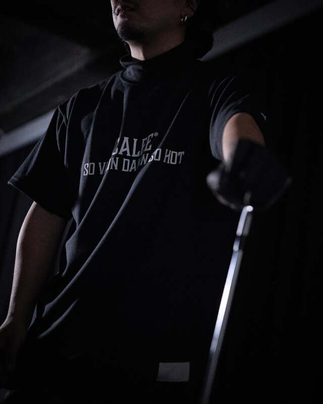 CALEE × ovys 「MOCK NECK BACK MESH S/S TEE <B TYPE>」 モック