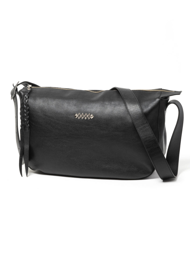 【RESTOCK ITEM!!】CALEE   「STUDS LEATHER SHOULDER BAG ＜LARGE＞ 」　レザーショルダーバッグ
