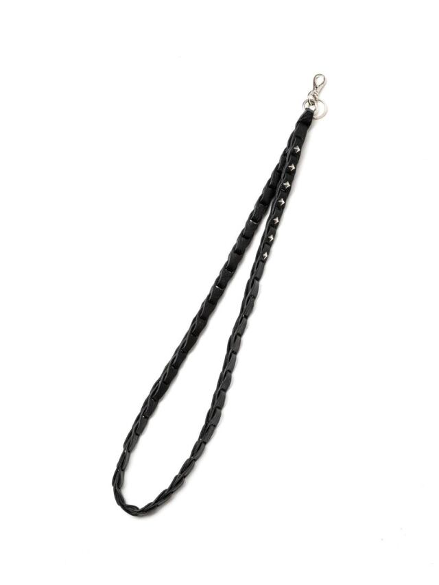 CALEE 　「CHAIN LEATHER NECK STRAP」　レザーネックストラップ