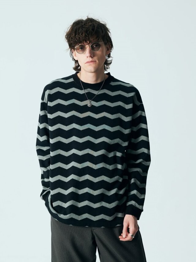 kaja 展示会限定boarder ロングスリーブ　2サイズ kaja 展示会限定boarder ロングスリーブ 2サイズ