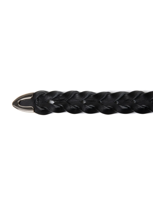 COOTIE 「Leather Braid Belt」 レザーメッシュベルト