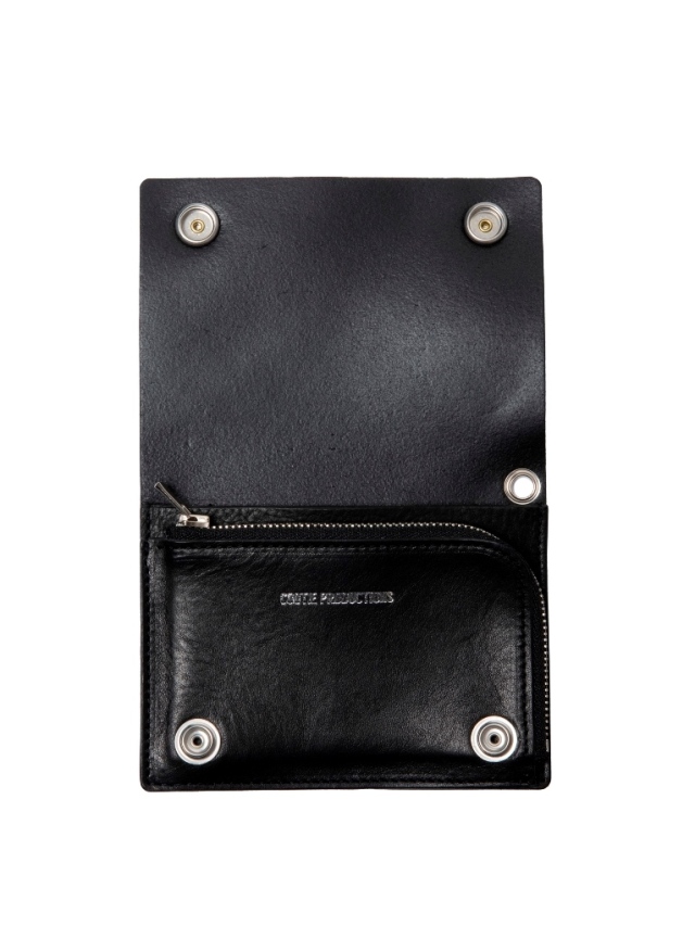 COOTIE 20SS Leather Wallet ブラック クーティ 財布 COOTIE 20SS Leather Wallet ブラック クーティ 財布