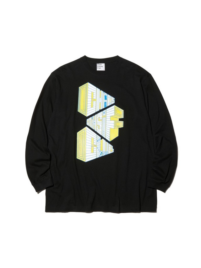Chaos Fishing Club 「BLOCK LOGO L/S TEE」 ロングスリーブ