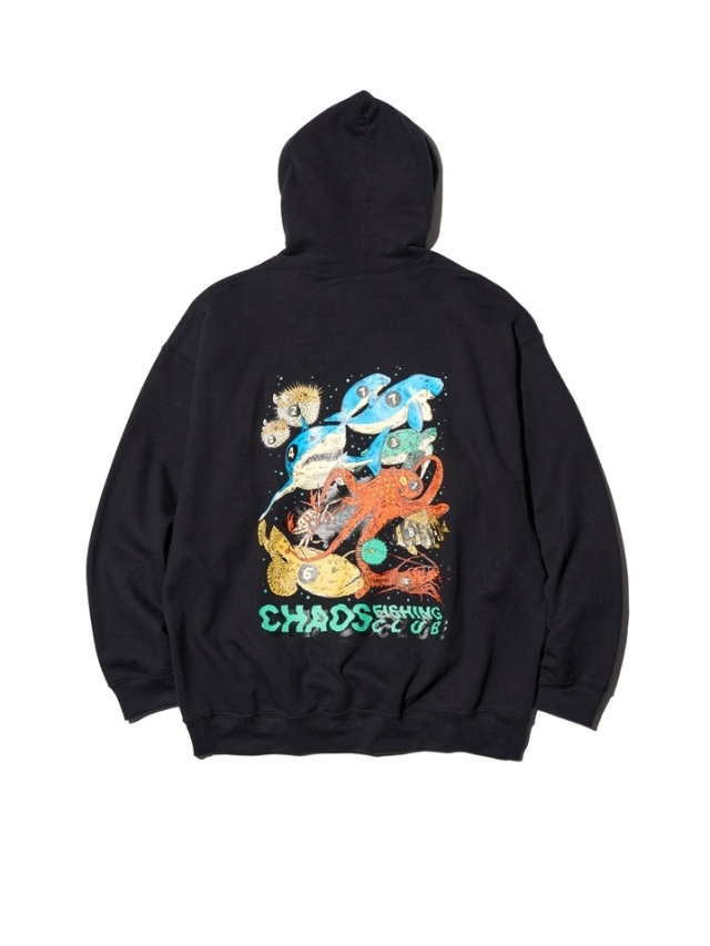 Chaos Fishing Club × HIROTTON 「Road Of The Sea Hoodie」 プル