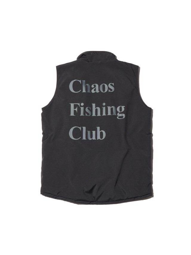 Chaos Fishing Club フリースベスト ブラック M Chaos Fishing Club