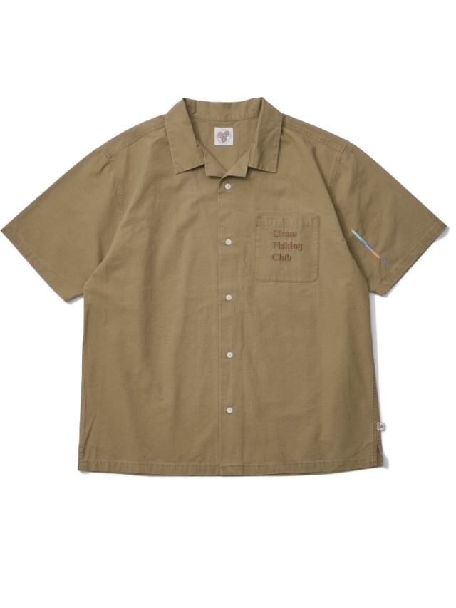 SAY HELLO × Chaos Fishing Club 「New Work Shirts」 オープンカラー