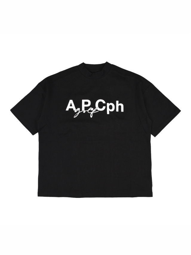 【9月2日12:00～ 発売！】A.P.C.Golf × CAPTAINS HELM GOLF　　「A.P.Cph/Golf HALF MOCK NECK TEE」 　モックネックティーシャツ