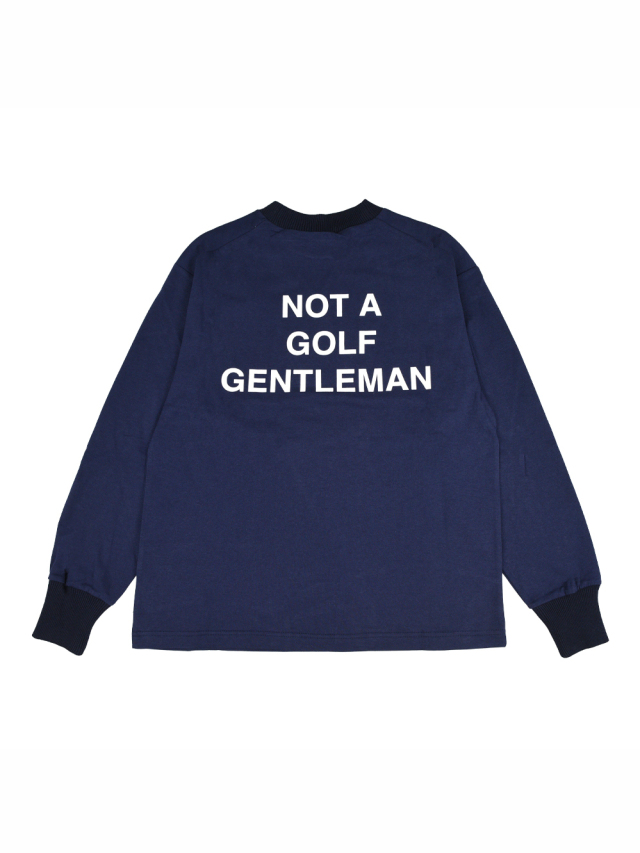 CAPTAINS HELM GOLF 「GENTLEMAN HALF MOCK NECK LS TEE」 モック