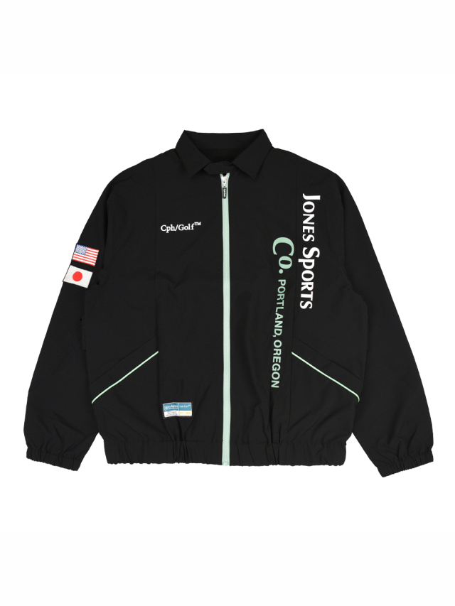 【10月21日 20:00 発売開始！】JONES × CAPTAINS HELM GOLF　　「STADIUM WIND BREAKER JACKET」 　ジップアップブルゾン