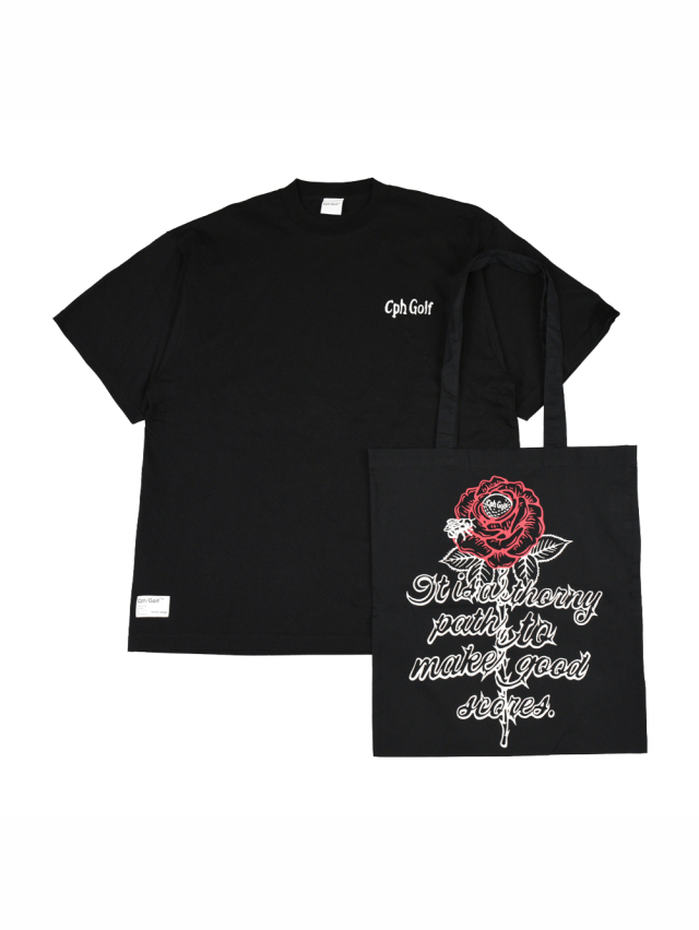 CAPTAINS HELM GOLF　　「HORNY PATH TEE AND TOTE」  　プリントティーシャツ＆トートバッグセット