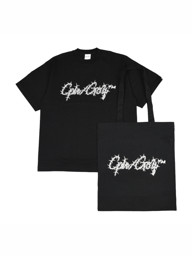 CAPTAINS HELM GOLF　　「WIRED LOGO TEE AND TOTE」  　プリントティーシャツ＆トートバッグセット