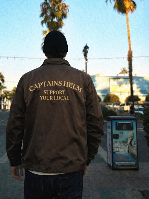 CAPTAINS HELM 「#SAVAGE LOGO COACH JKT 」 ナイロン コーチジャケット