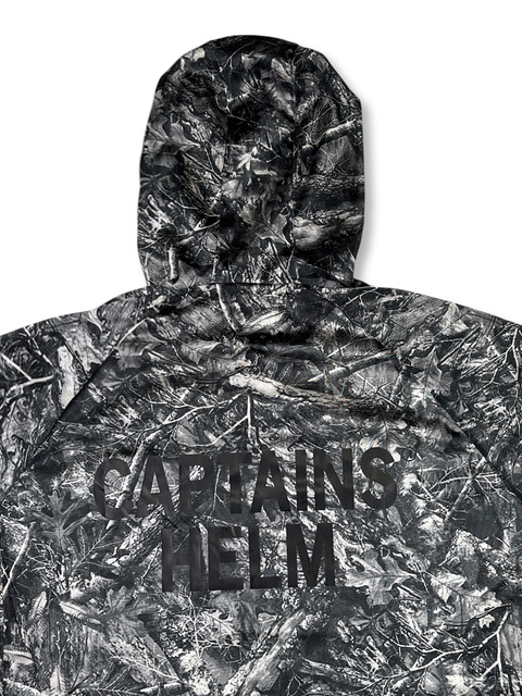 CAPTAIN HELM チェッカーフラッグ ジップパーカー ドル札OG LABEL】ブラックアイパッチ 刺繍ロゴフーディ