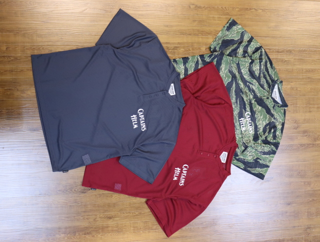 CAPTAINS HELM　　「#HENLEY NECK MESH TEE」   ヘンリーネック　メッシュティーシャツ