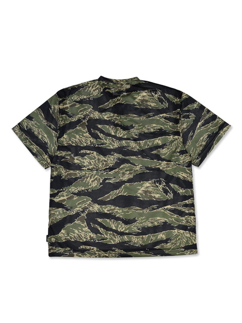 CAPTAINS HELM 「#HENLEY NECK MESH TEE」 ヘンリーネック