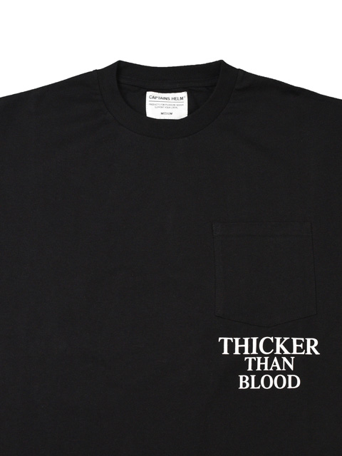 CAPTAINS HELM 「#THICKER THAN BLOOD POCKET LS TEE」 ロングスリーブ