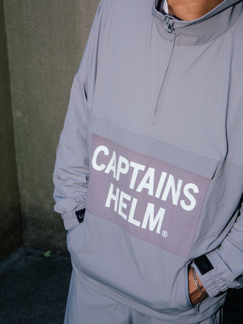 CAPTAINS HELM 「#NYLON HALF-ZIP WP JACKET」 ナイロン ハーフジップ