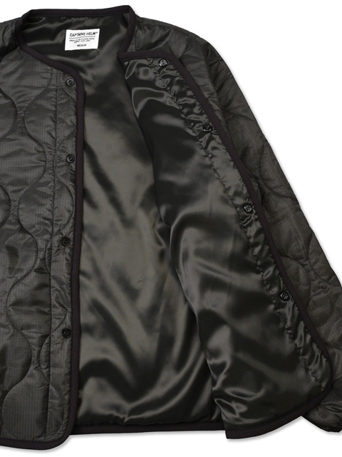CAPTAINS HELM 「#QUILTING LINER JACKET」 ノーカラー ナイロン
