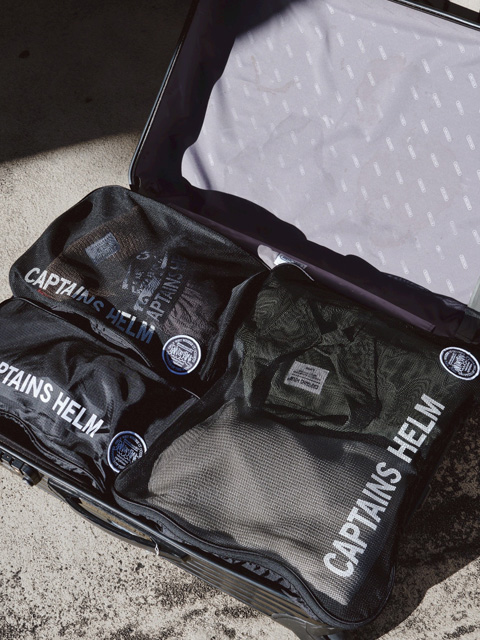 captains helm ボードケース RAIN OR SHINE × CAPTAINS HELM 「#TRAVEL POUCH SET」 ナイロン