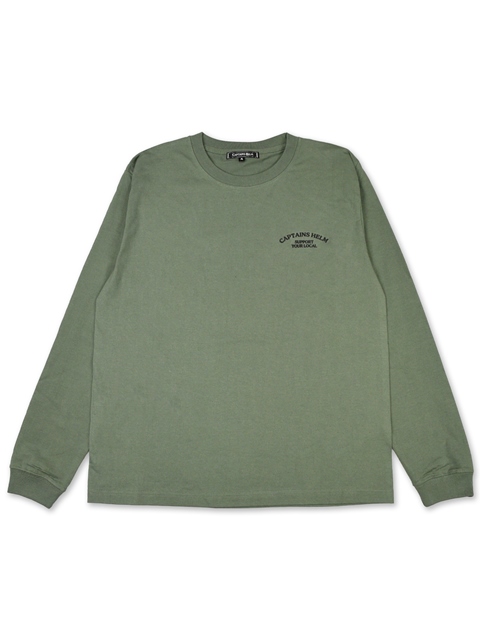 CAPTAINS HELM 「#SAVAGE LOGO LS TEE」 ロングスリーブプリントティー