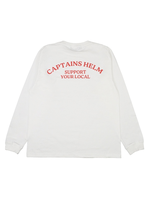 CAPTAINS HELM 「#SAVAGE LOGO LS TEE」 ロングスリーブプリントティー