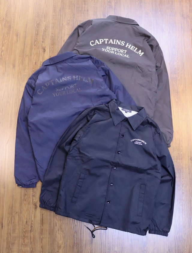 CAPTAINS HELM　　「#SAVAGE LOGO COACH JKT 」  　ナイロン コーチジャケット