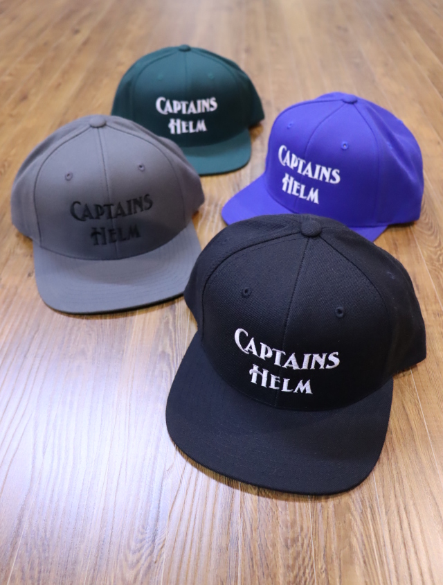 CAPTAINS HELM　　　「#LOGO SNAP BACK CAP」 　6パネル スナップバックキャップ
