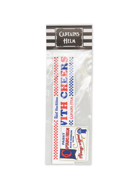 Pabst Blue Ribbon × CAPTAINS HELM　　　「 #STICKER SET」 　ステッカーセット