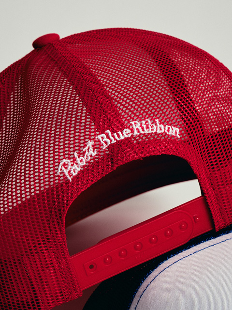 Pabst Blue Ribbon × CAPTAINS HELM 「#BRAND COLOR MESH CAP」 5