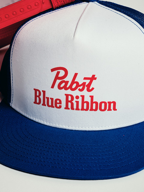 Pabst Blue Ribbon × CAPTAINS HELM 「#BRAND COLOR MESH CAP」 5