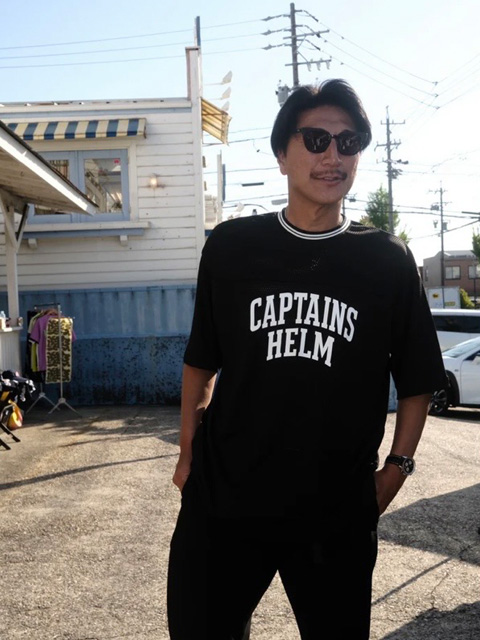CAPTAINS HELM 「#DOUBLE MESH SS TEE」 ダブルメッシュティーシャツ