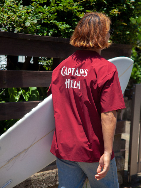 CAPTAINS HELM 「#HELM SURF TEE」 ドライストレッチ プリントティーシャツ