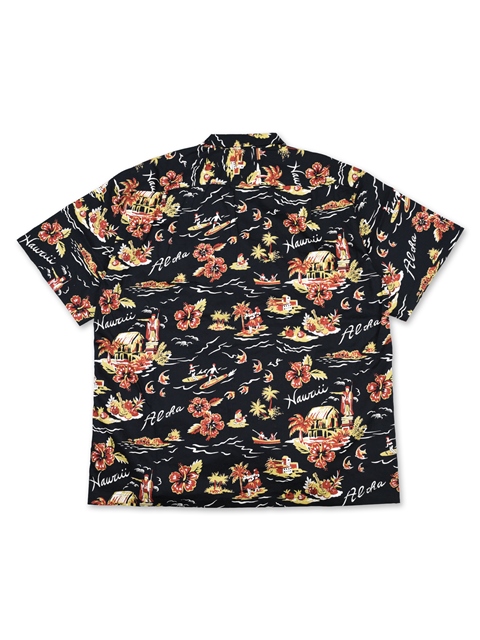 CAPTAINS HELM 「#BLACK OCEAN SS SHIRTS」 オープンカラーシャツ