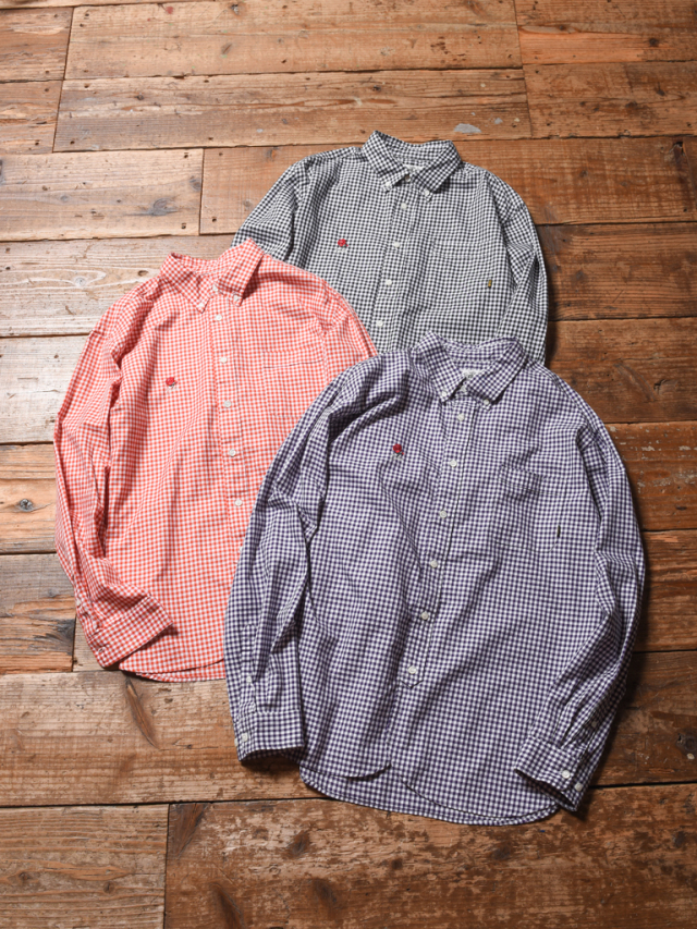 Calee Gingham Check B D L S Shirts ギンガムチェック ボタンダウンシャツ Mash Up マッシュアップ