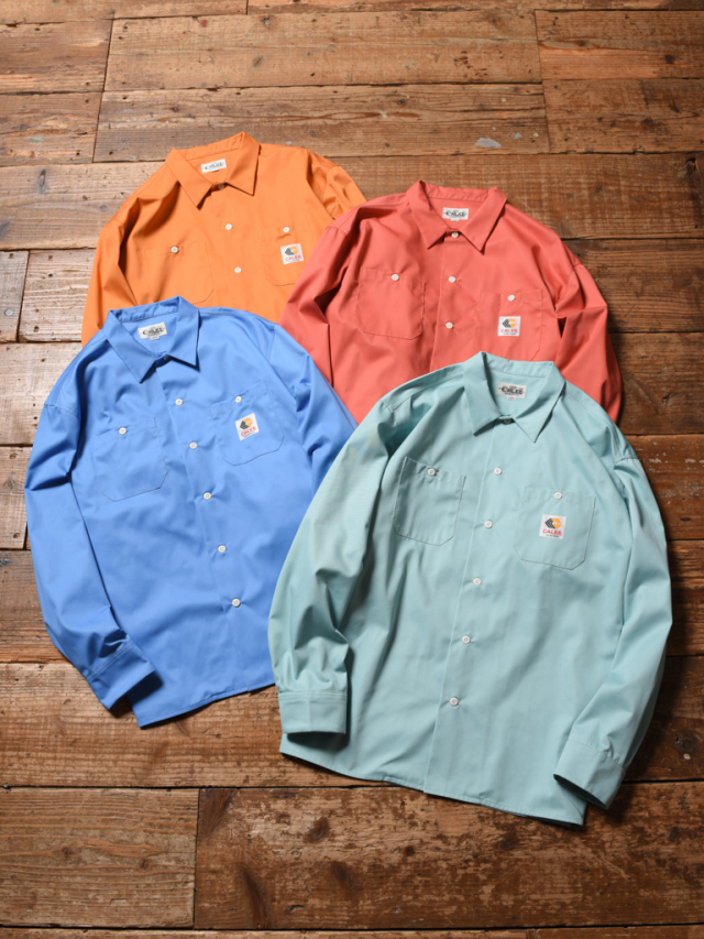 Calee T C Twill L S Work Shirt T Cツイル ワークシャツ Mash Up マッシュアップ