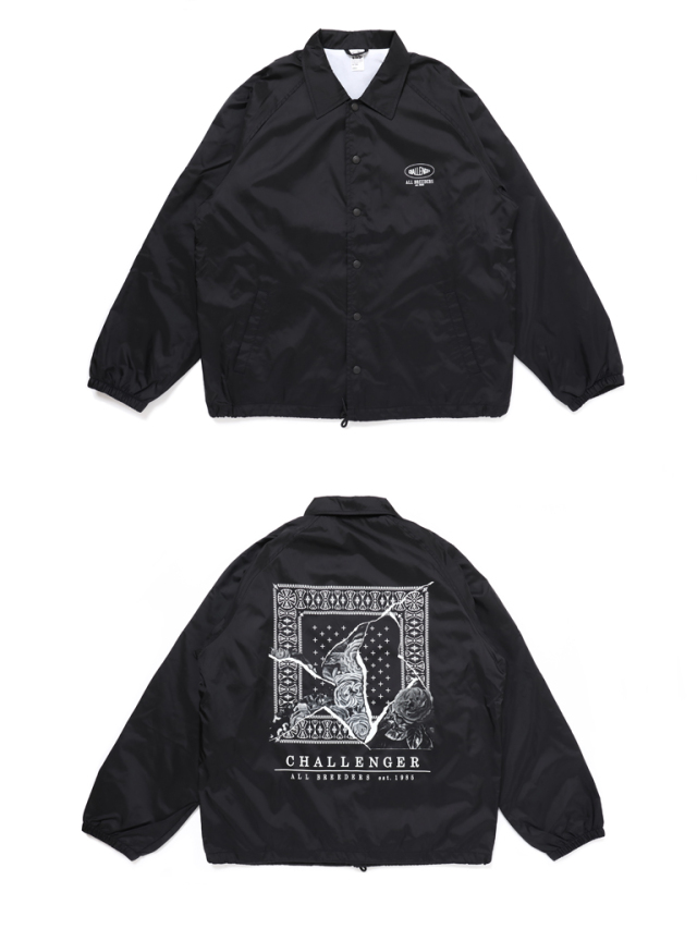 MASH UP 別注! 限定アイテム! 】 CHALLENGER 「BANDANA ROSE COACH JKT 