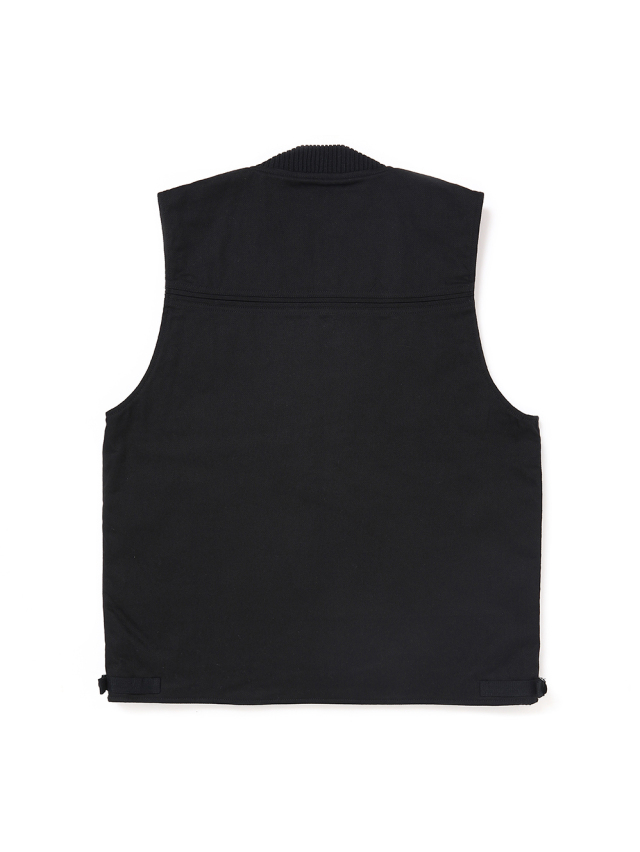CHALLENGER/DERBY DOWN VEST（BLACK/NAVY）［ダービーダウン