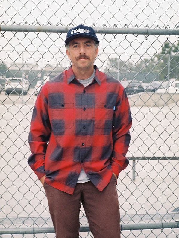 CHALLENGER 「L/S SHADOW CHECK SHIRT」 レギュラーカラーチェックシャツ