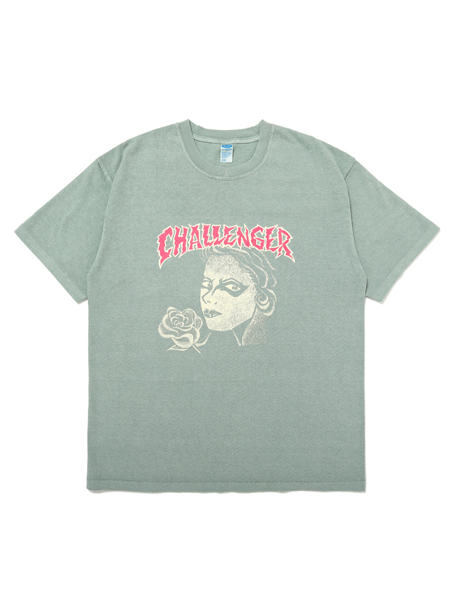 CHALLENGER 「PUNK GIRL TEE」 ピグメントティーシャツ