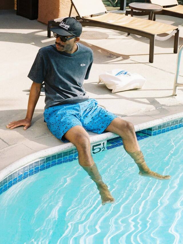 CHALLENGER 「SPLATTER MARINE SHORTS」 サーフショーツ