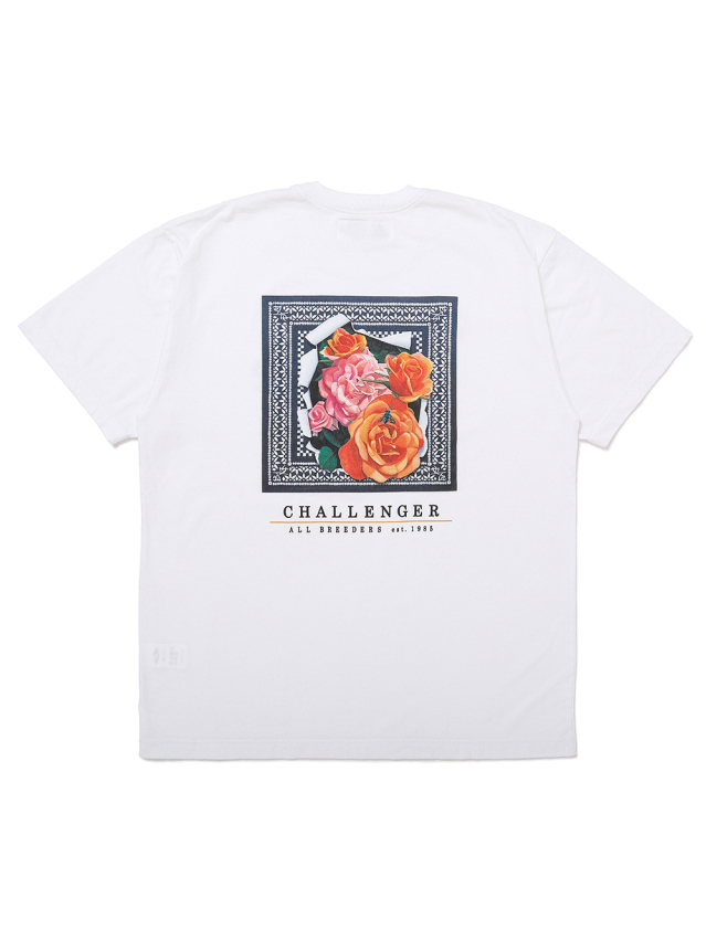 CHALLENGER 「ROSE BANDANA TEE」 プリントティーシャツ