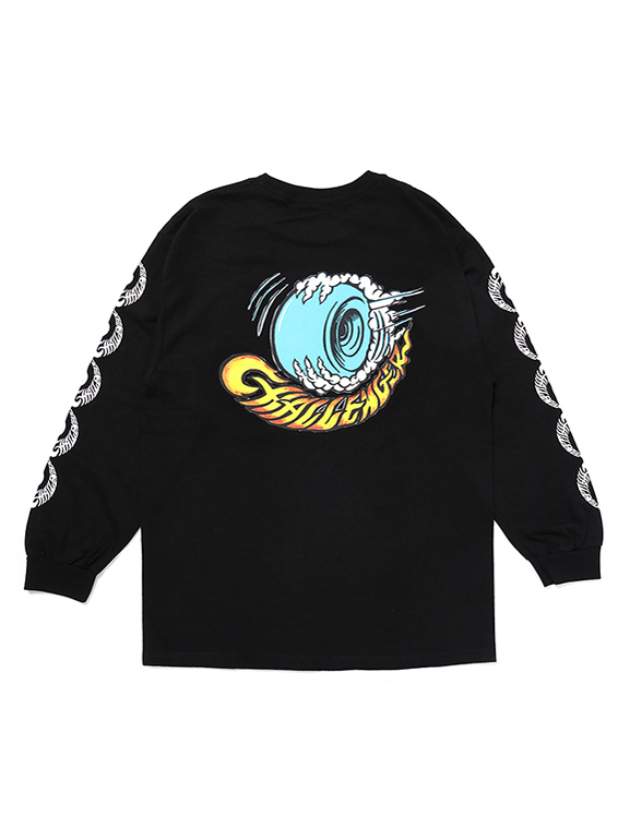 長瀬着CHALLENGER MIX LOGO SKULL L/S ホワイト素材