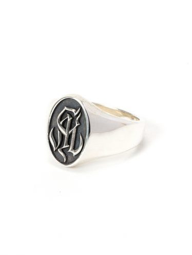 CALEE 「CAL NT LOGO SILVER SIGNET RING」 SILVER 925製 シグネットリング