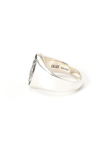 CALEE 「CAL NT LOGO SILVER SIGNET RING」 SILVER 925製 シグネットリング