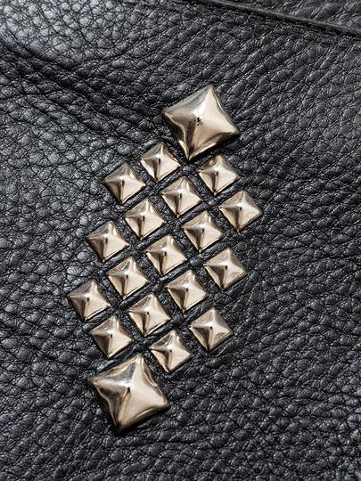 CALEE 「STUDS LEATHER MULTI POUCH ＜LARGE＞」 レザーマルチポーチ