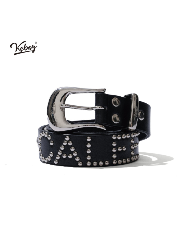 CALEE × KEBOZ 「STUDS LEATHER BELT 」 スタッズレザー ベルト