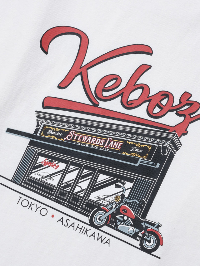 CALEE × KEBOZ 「STORE LOGO S/S TEE」 プリントティーシャツ